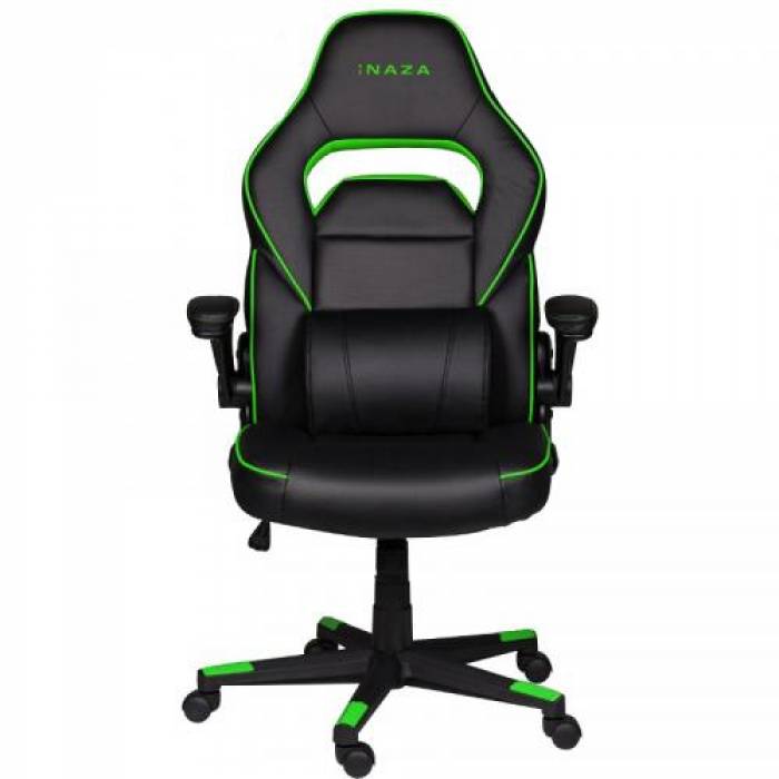 Scaun gaming Inaza Interceptor, Black-Green