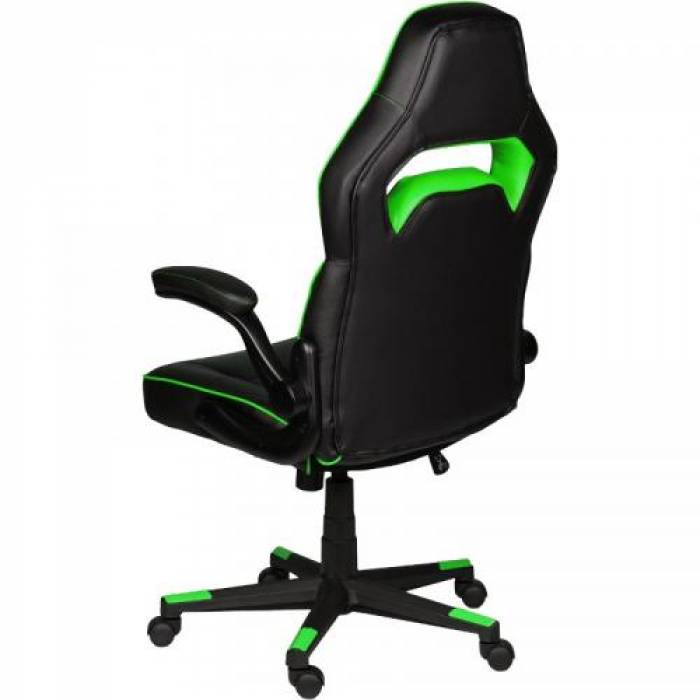 Scaun gaming Inaza Interceptor, Black-Green