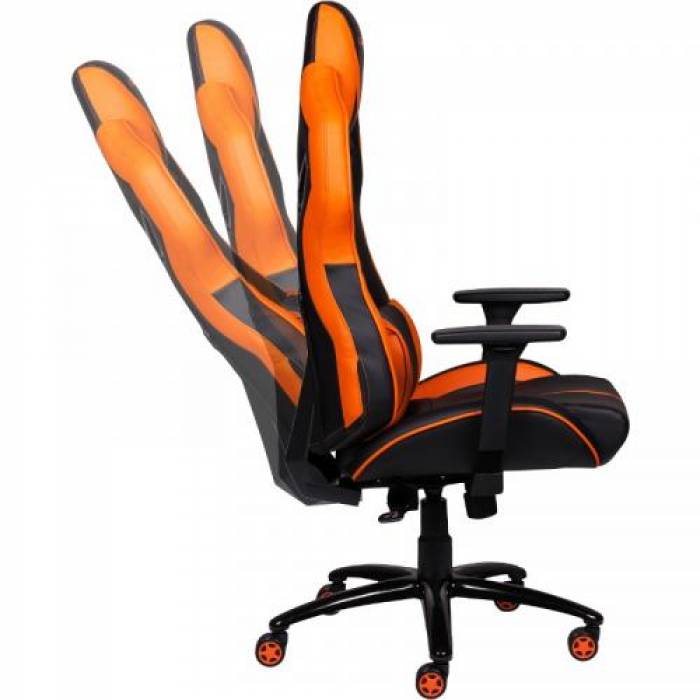 Scaun gaming Inaza Predator, Black-Orange