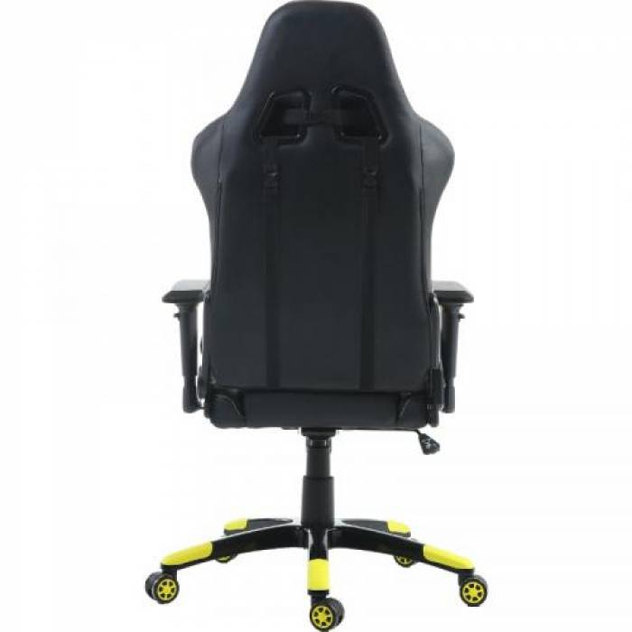 Scaun gaming Inaza Vespa, Black-Yellow