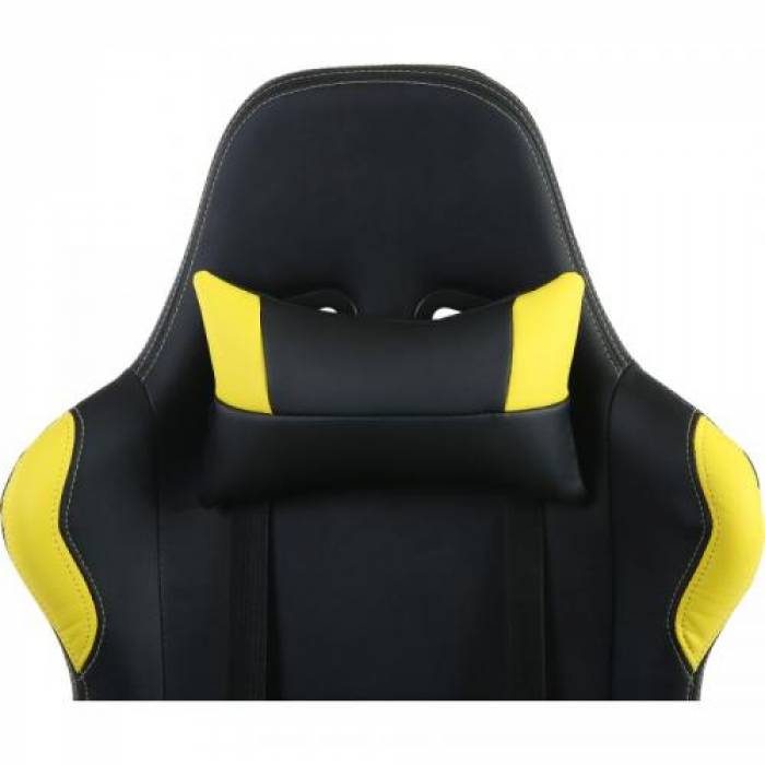 Scaun gaming Inaza Vespa, Black-Yellow