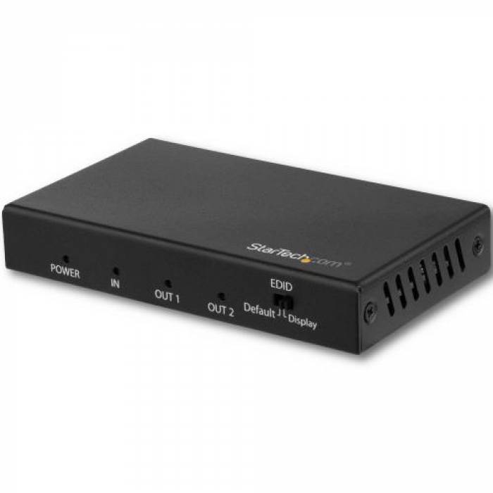 Splitter Startech ST122HD202, 2x HDMI, Black