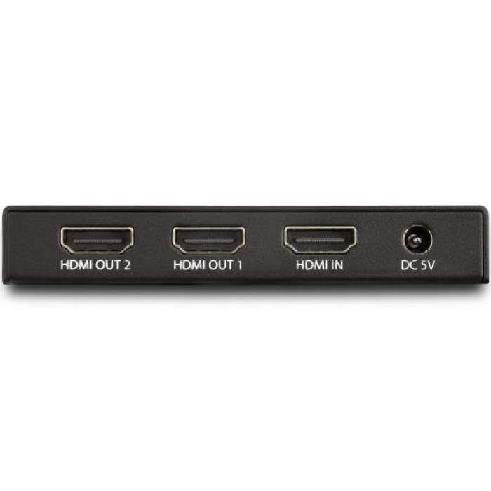 Splitter Startech ST122HD202, 2x HDMI, Black