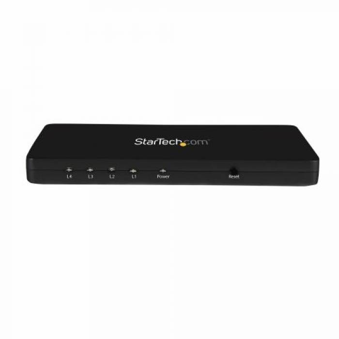 Splitter Startech ST124HD4K, 4x HDMI, Black