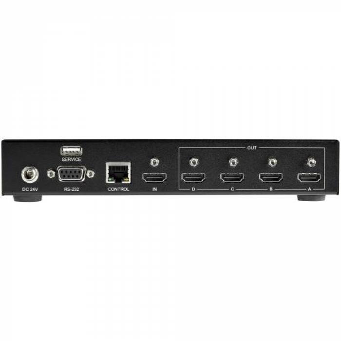 Splitter Startech ST124HDVW, 4x HDMI, Black