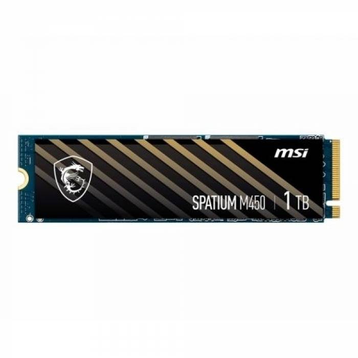 SSD MSI Spatium M450 1TB, PCI Express 4.0 x4, M.2