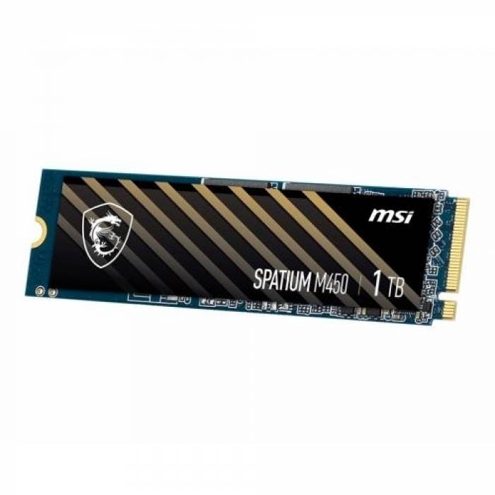 SSD MSI Spatium M450 1TB, PCI Express 4.0 x4, M.2