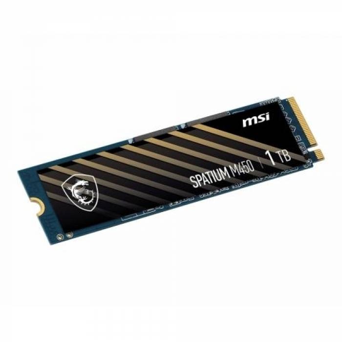 SSD MSI Spatium M450 1TB, PCI Express 4.0 x4, M.2