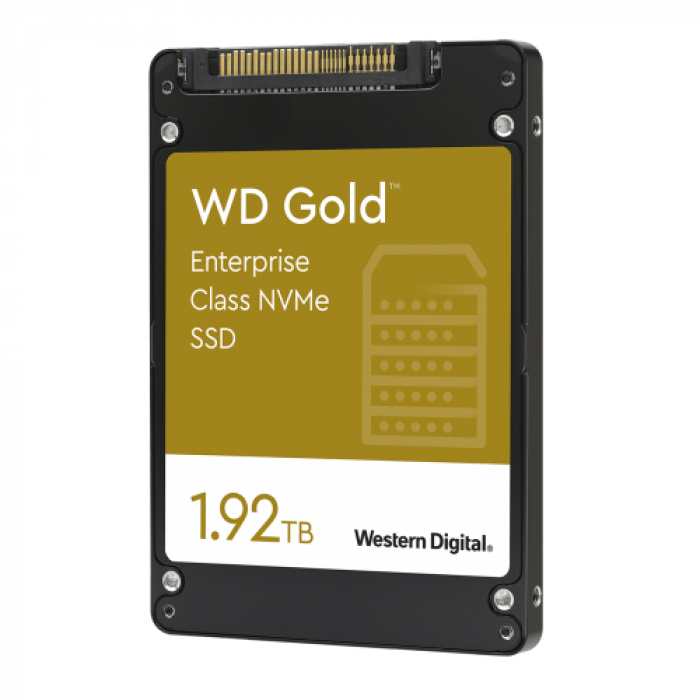 SSD Server Western Digital Gold Enterprise Class, 1.92TB, PCI Express 3.1 x4, U.2, 2.5inch