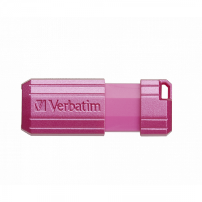 Stick Memorie Verbatim PinStripe 49460, 128GB, USB 2.0, Hot Pink