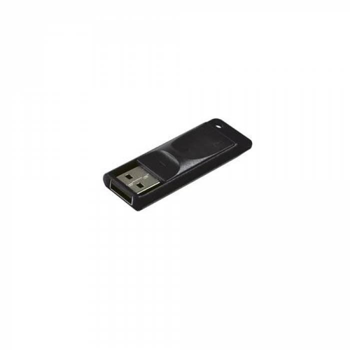 Stick memorie Verbatim Store 'n' Go Slider 32GB, USB 2.0, Black