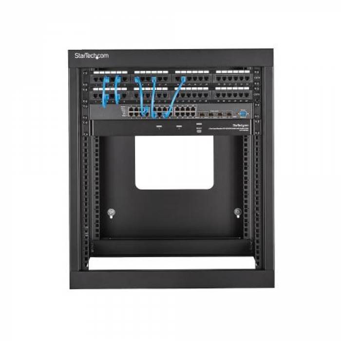 Suport rack Startech RK1219WALLOH, 12U, Black