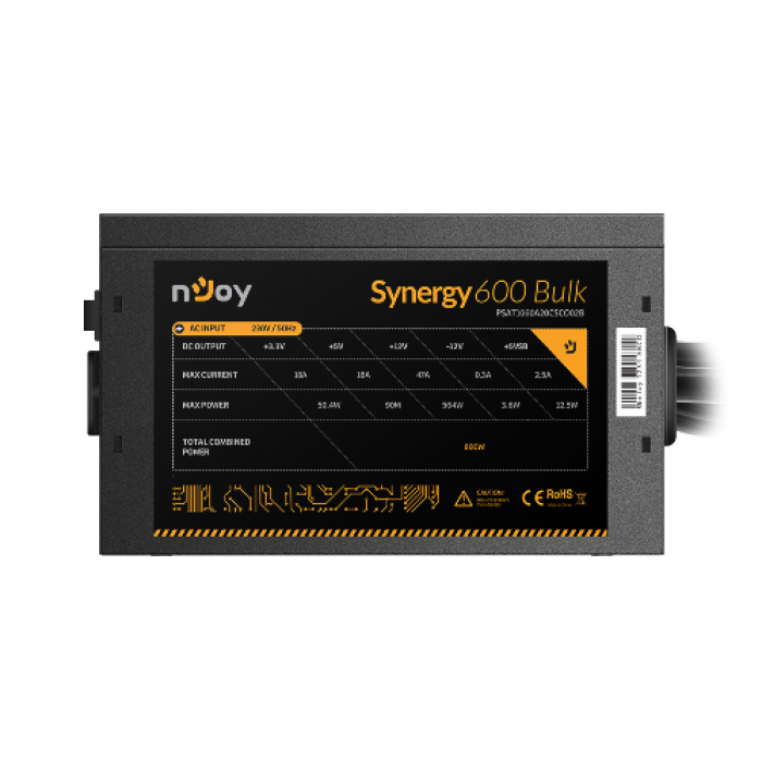 Sursa nJoy Synergy Series, 600W, Bulk