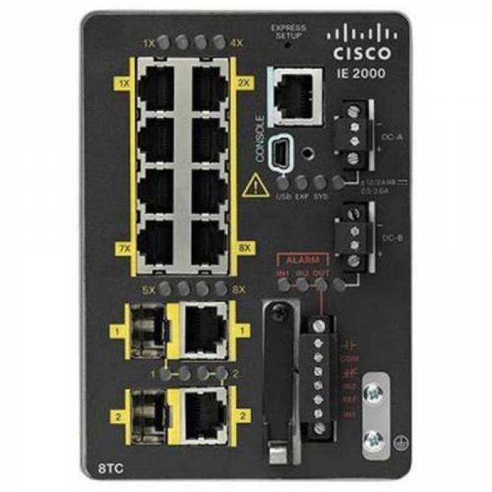 Switch Cisco IE-2000-8TC-L, 8 porturi