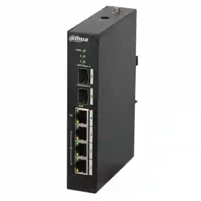 Switch Dahua PFS4206-4P-96, 4 porturi, PoE