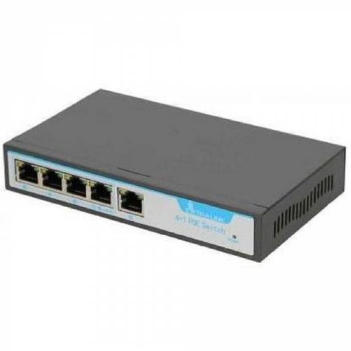 Switch Extralink EX.14305, 4 porturi, PoE