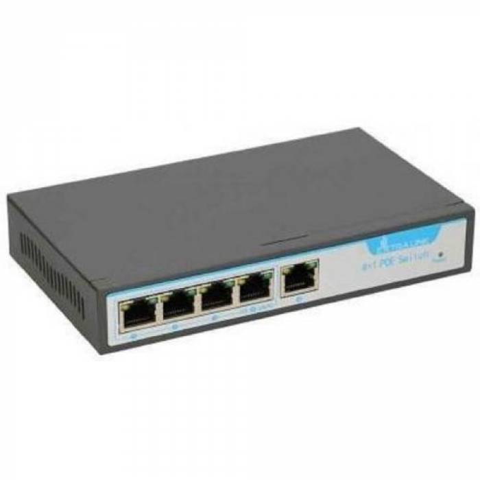 Switch Extralink EX.14305, 4 porturi, PoE