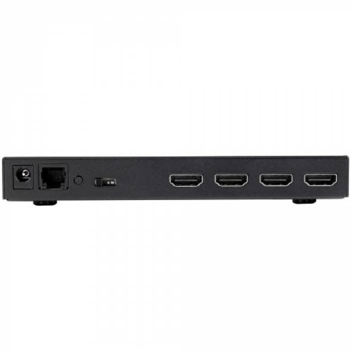 Switch HDMI Startech VS421HD4KA, 4x HDMI, Black