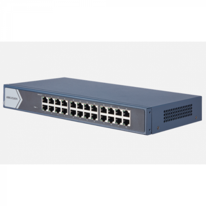 Switch Hikvision DS-3E0524-E(B), 24 Porturi