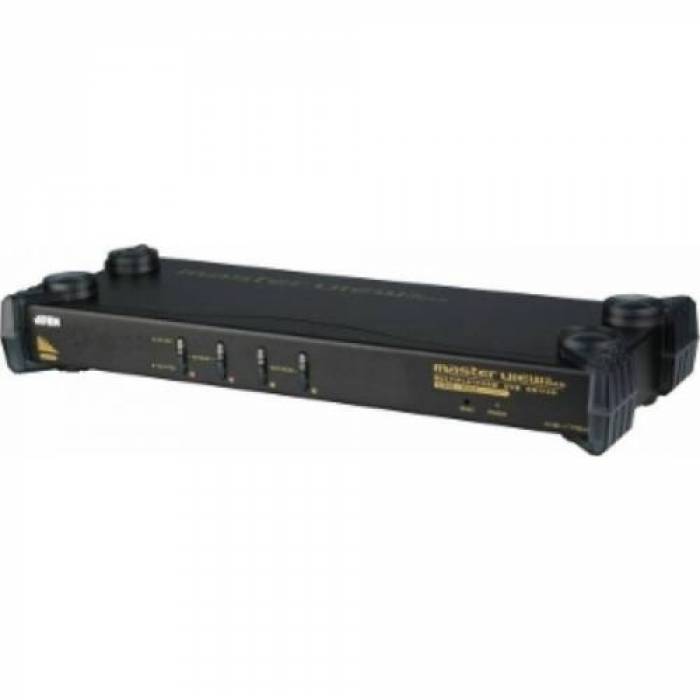 Switch KVM ATEN CS-1754, 4x USB, Black