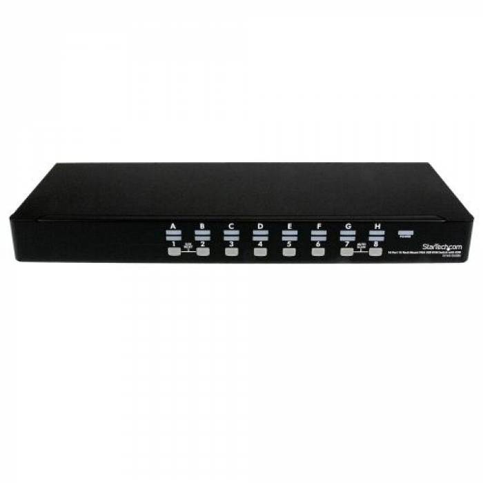 Switch KVM Startech SV1631DUSBU, 16x VGA, Black