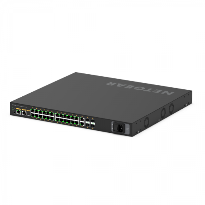 Switch Netgear AV Line M4250-26G4XF-POE+, 24 Porturi, PoE+