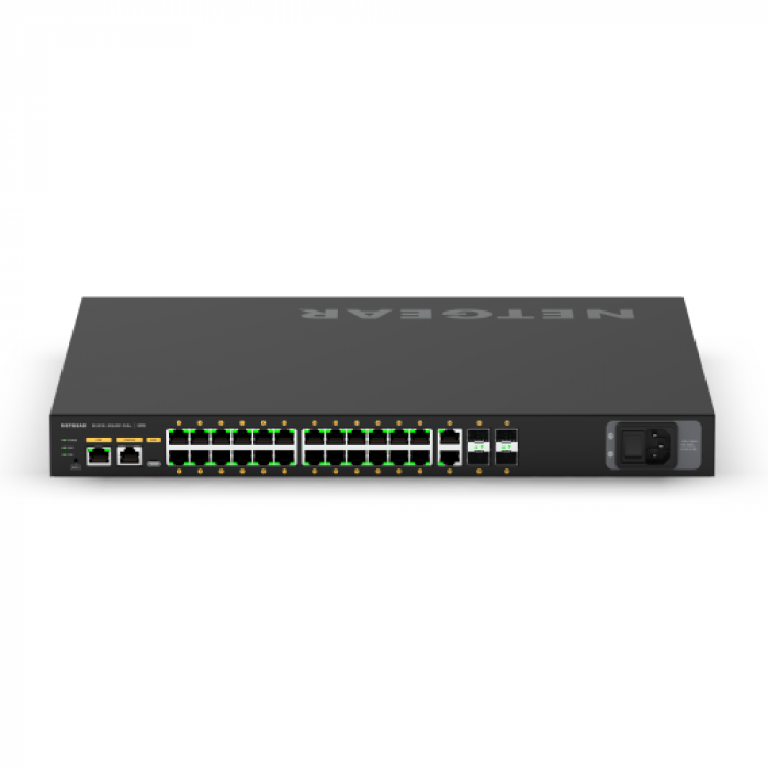 Switch Netgear AV Line M4250-26G4XF-POE+, 24 Porturi, PoE+