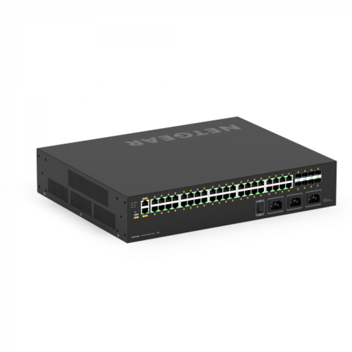 Switch Netgear AV Line M4250-40G8XF-POE++, 40 Porturi, PoE+