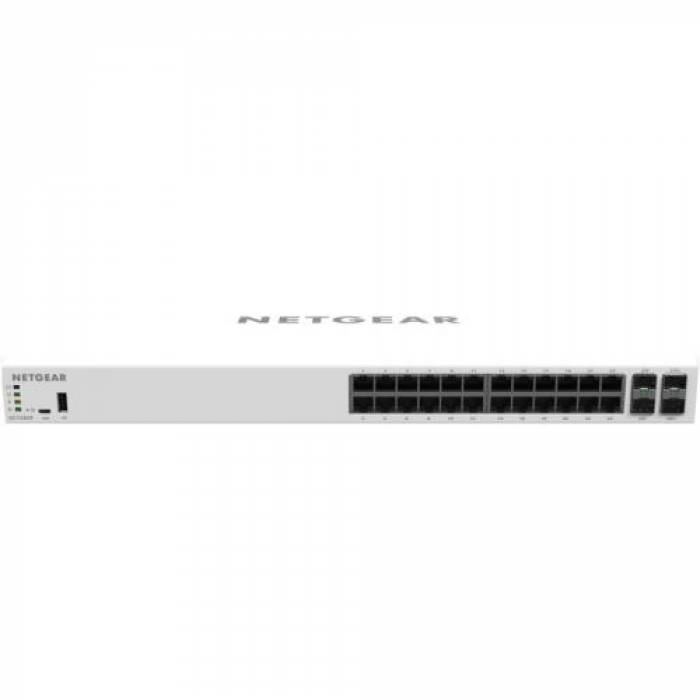 Switch Netgear GC728XP, 24 porturi, PoE