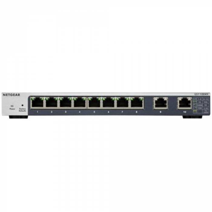 Switch Netgear GS110EMX, 8 porturi