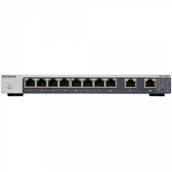 Switch Netgear GS110MX-100PES, 8 porturi