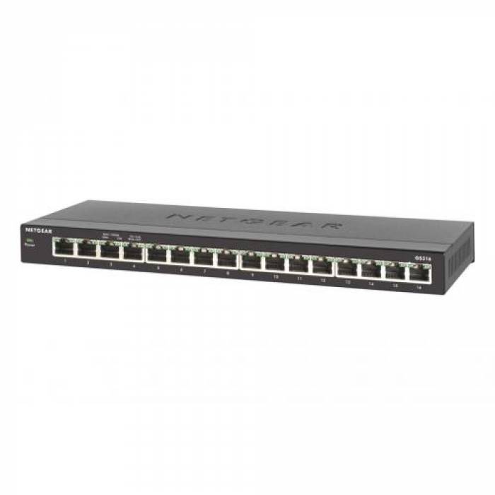 Switch Netgear GS316, 16 Porturi