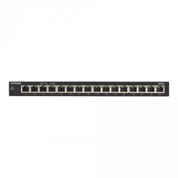 Switch Netgear GS316, 16 Porturi