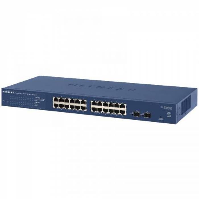 Switch NetGear GS724T-400EUS, 24xport