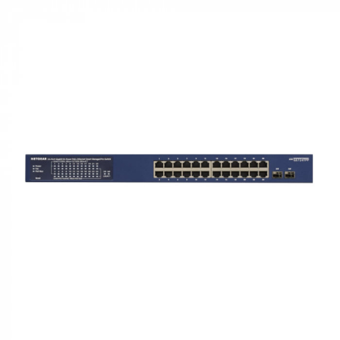 Switch Netgear GS724TPP, 24 porturi