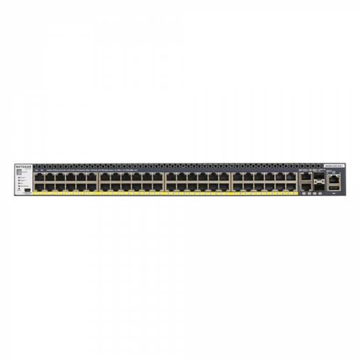 Switch Netgear M4300-52G-POE+ GSM4352PA, 48 porturi, PoE