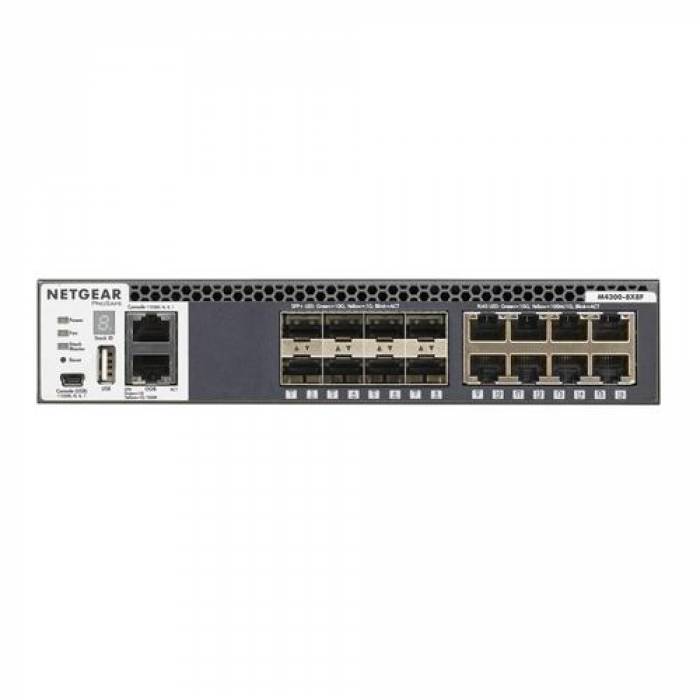 Switch Netgear M4300-8X8F XSM4316S, 8 Porturi