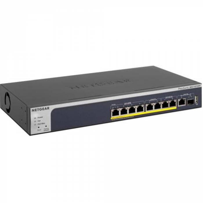 Switch Netgear Prosafe MS510TXPP, 8 Porturi, PoE+