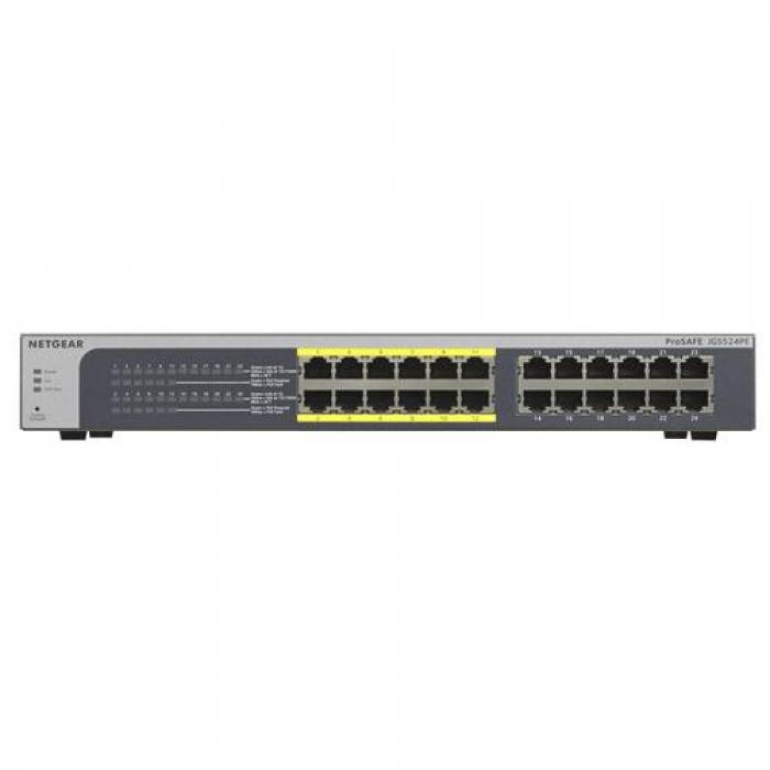 Switch Netgear ProSafe Plus JGS524PE, 24 Porturi, PoE