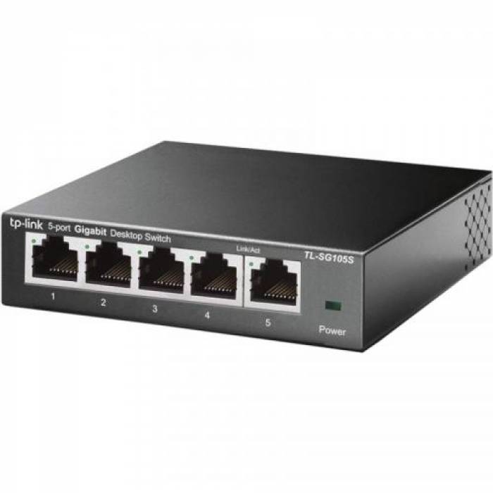 Switch TP-LINK TL-SG105S, 5 porturi