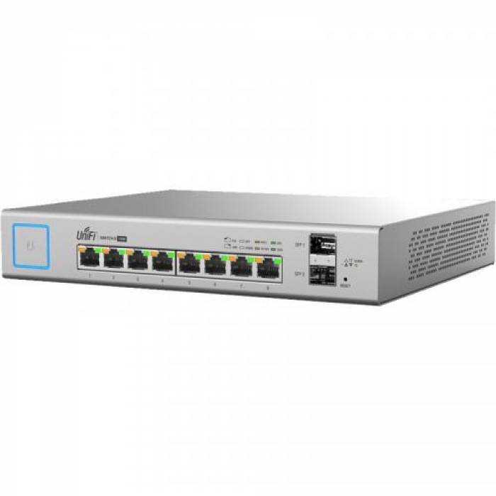 Switch Ubiquiti UniFiSwitch US-8-150W, 8x Port, PoE