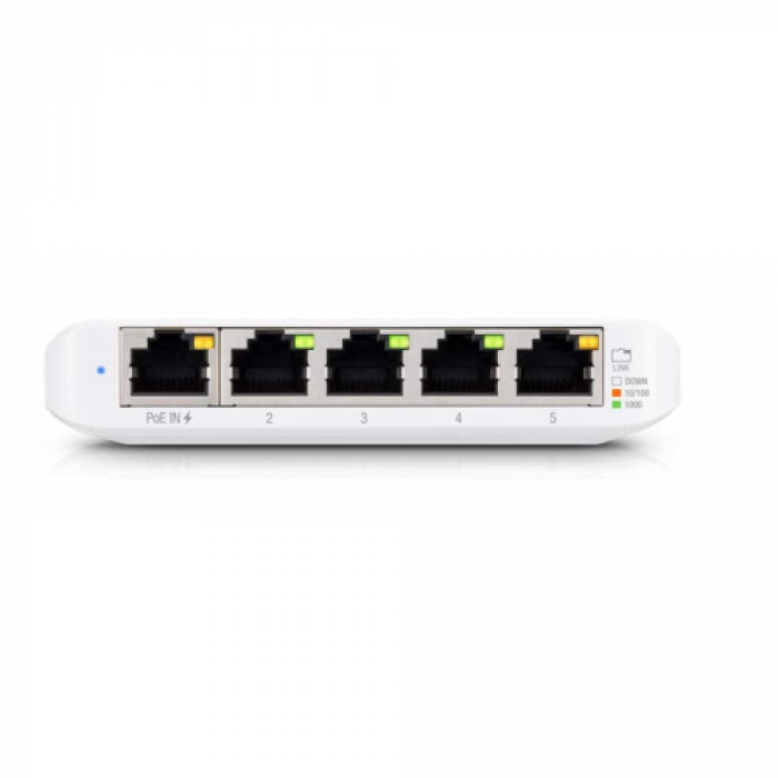 Switch Ubiquiti USW-FLEX-MINI, 5porturi, PoE, 3 bucati