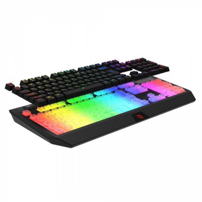 Tastatura AQIRYS Capella, RGB LED, USB, Black