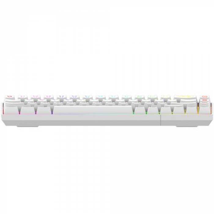 Tastatura AQIRYS Mira, RGB LED, USB, White