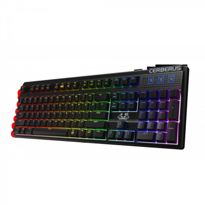 Tastatura Asus Cerberus Mech RGB LED, USB, Black