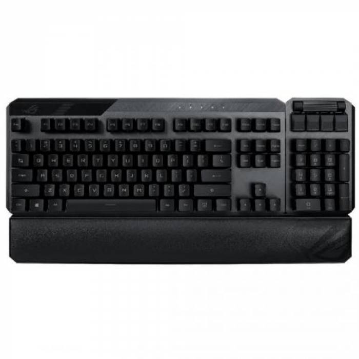 Tastatura Asus ROG Claymore II ROG RX Red, RGB LED, USB Wireless, Black