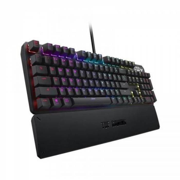 Tastatura Asus TUF K3 RGB LED, USB, Black