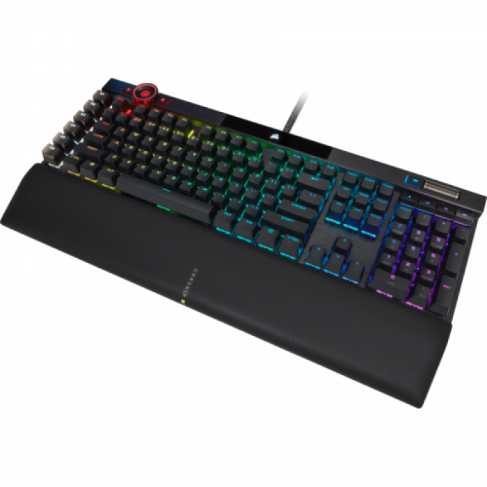 Tastatura Corsair K100, RGB LED, USB, Black