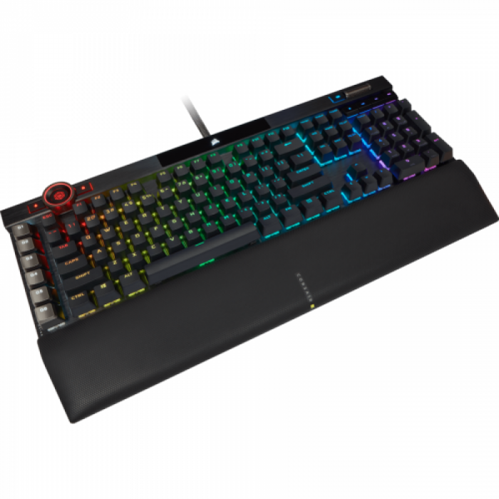 Tastatura Corsair K100, RGB LED, USB, Black