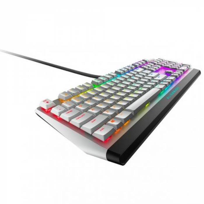 Tastatura Dell Alienware AW510K, RGB LED, USB, Lunar Light